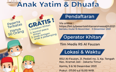 Khitanan Massal Anak Yatim & Dhuafa