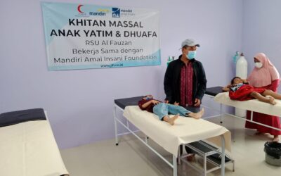 Khitan Massal RSU Al Fauzan Bekerja Sama dengan Bank Mandiri dan MAI