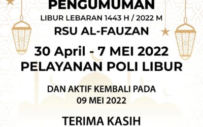 Pengumuman Libur Pelayanan Poliklinik
