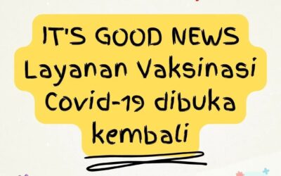 Layanan Vaksinasi COVID-19 Dibuka Kembali