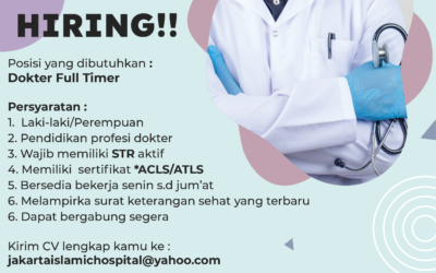 Lowongan Dokter Tetap