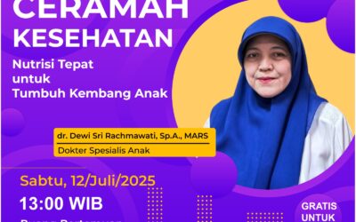 RS AL FAUZAN GELAR CERAMAH KESEHATAN BERSAMA dr. DEWI, Sp.A, MARS TENTANG NUTRISI ANAK